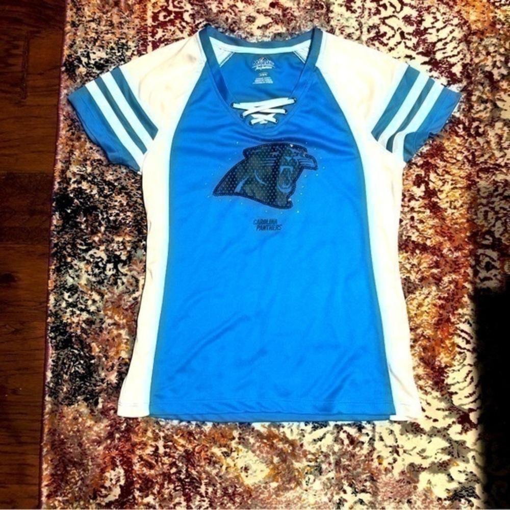 NWOT Carolina Panthers Football Top